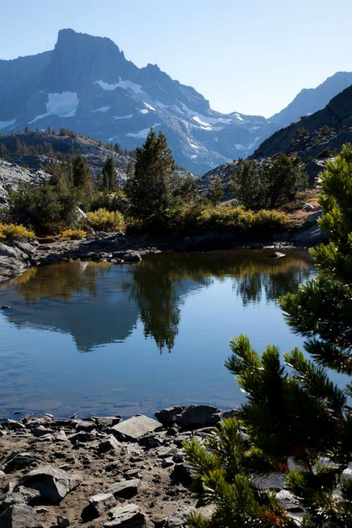 Small alpine lake.