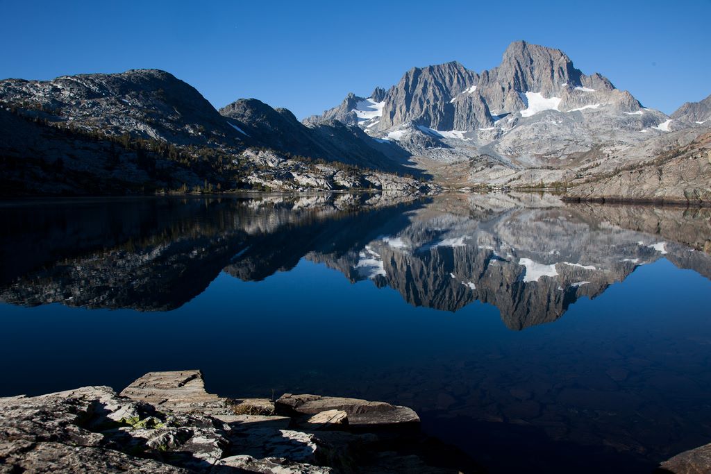 Garnet Lake the next morning.