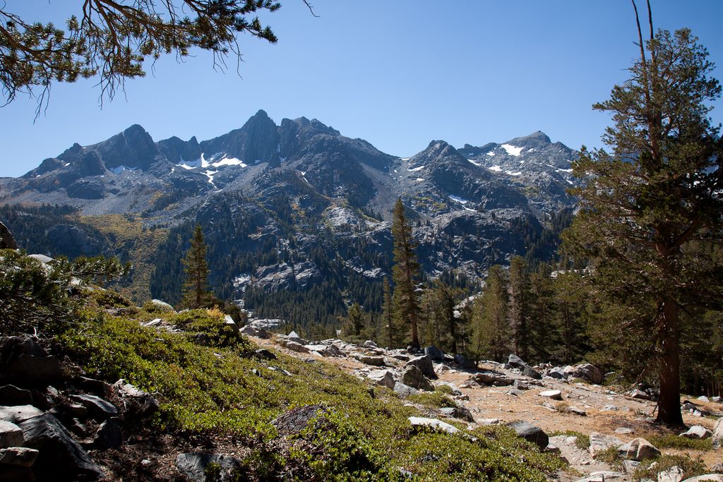 Descending into the valley.