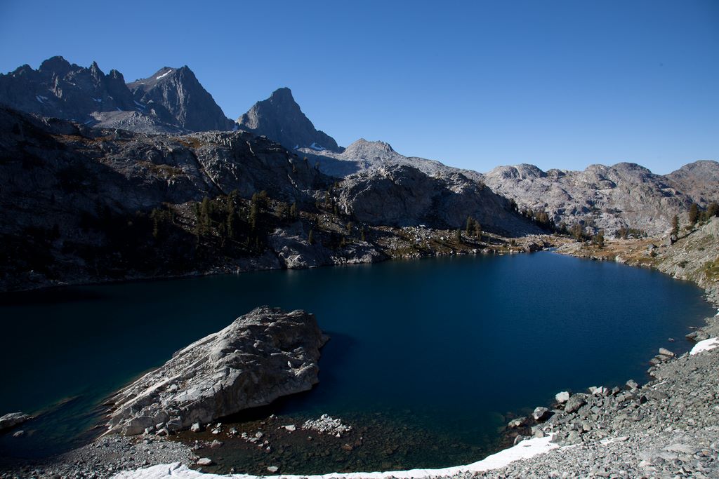 High above Iceberg Lake.