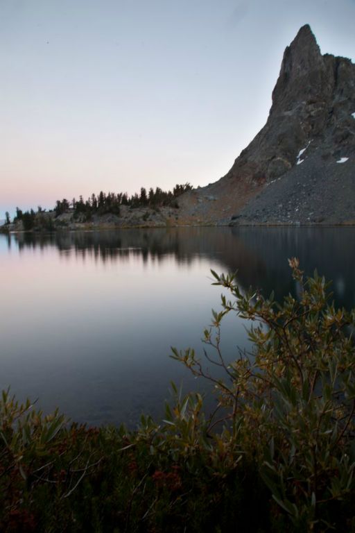 Dusk at Minaret Lake.