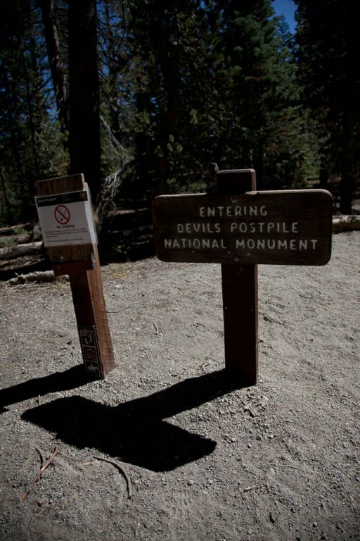 We made it to the Postpile.