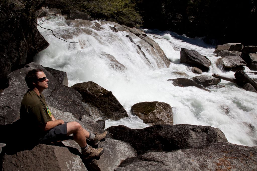 Near Mist Falls.  And the river was really flowing.