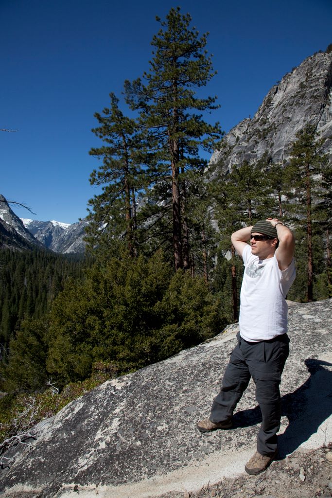 Above the Upper Paradise camp site