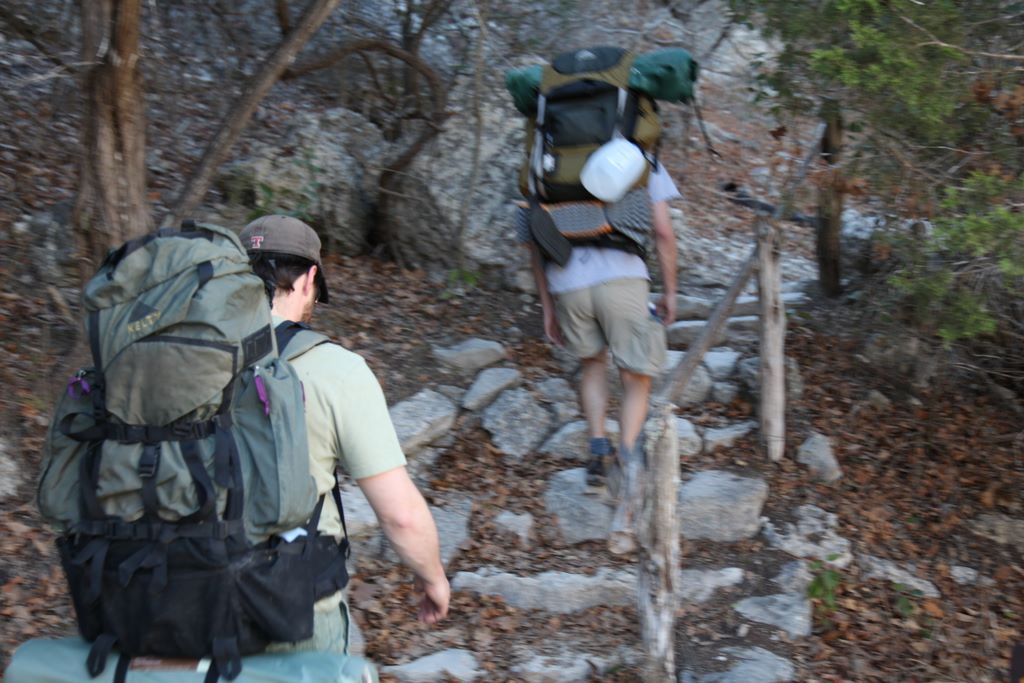 Dale and Thomas on the trail