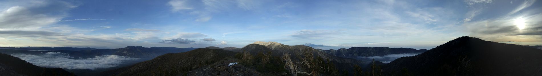 360 degree view from Shields Peak (10,680 ft).  The pic here doesn't do it justice... right-click and open the image in a new window and it will be like you're there!