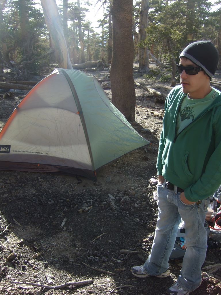 Stephen at camp