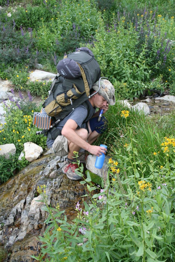 The mountain streams were also plentiful, and clean enough to drink unfiltered.