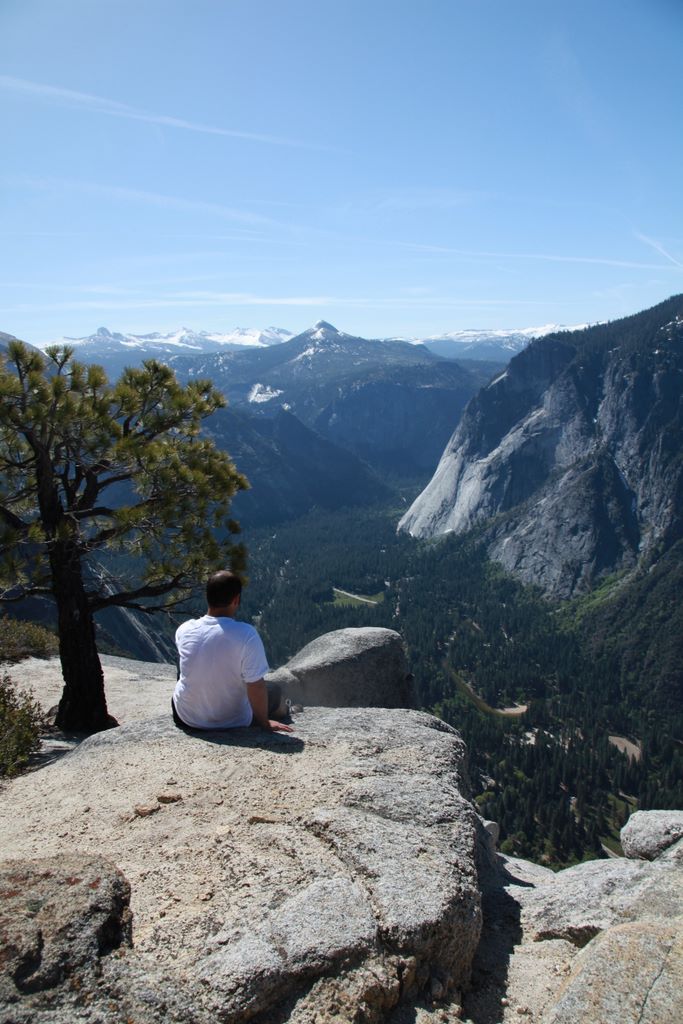 Mike taking in the view of Yosemite Valley